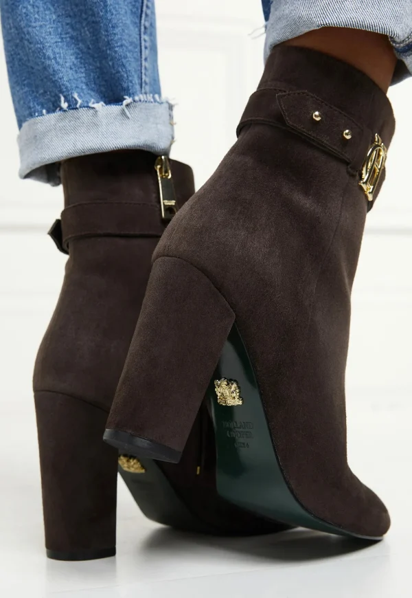 Discount Mayfair Suede Ankle Boot - Chocolate Women Footwear | Boots