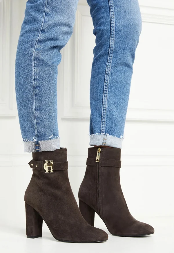 Discount Mayfair Suede Ankle Boot - Chocolate Women Footwear | Boots