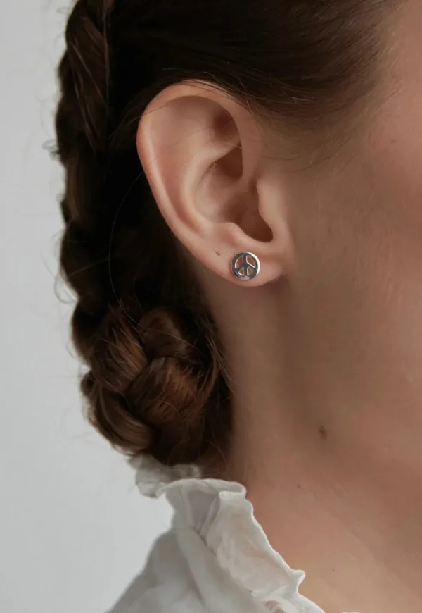 Outlet Mini Peace Studs Women Jewellery | Jewellery