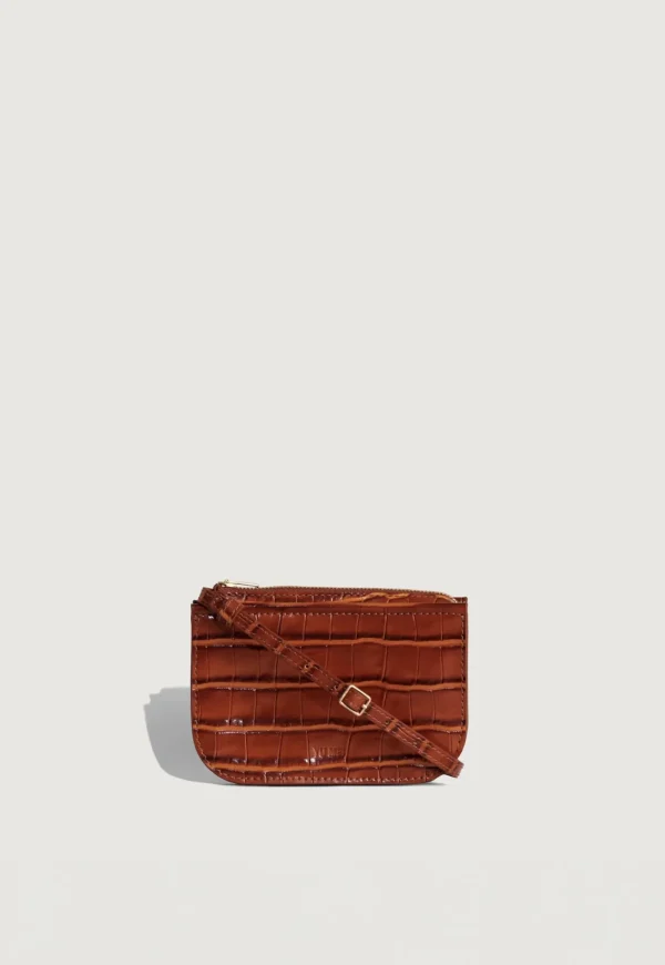 Best Mini Vi Pouch - Apricot Croc Women Bags | Bags