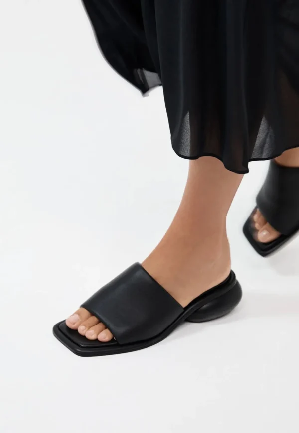 Discount Minimal Dome Heel - Black Women Footwear | Heels