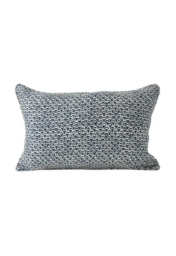 Discount Moro Indian Teal Linen Cushion 35x55 Cushions & Throws