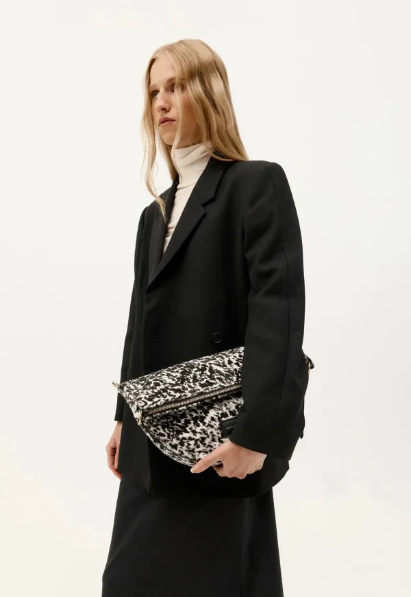 Clearance Mr Leopard - Graphite Calf Hair Women Bags | Bags