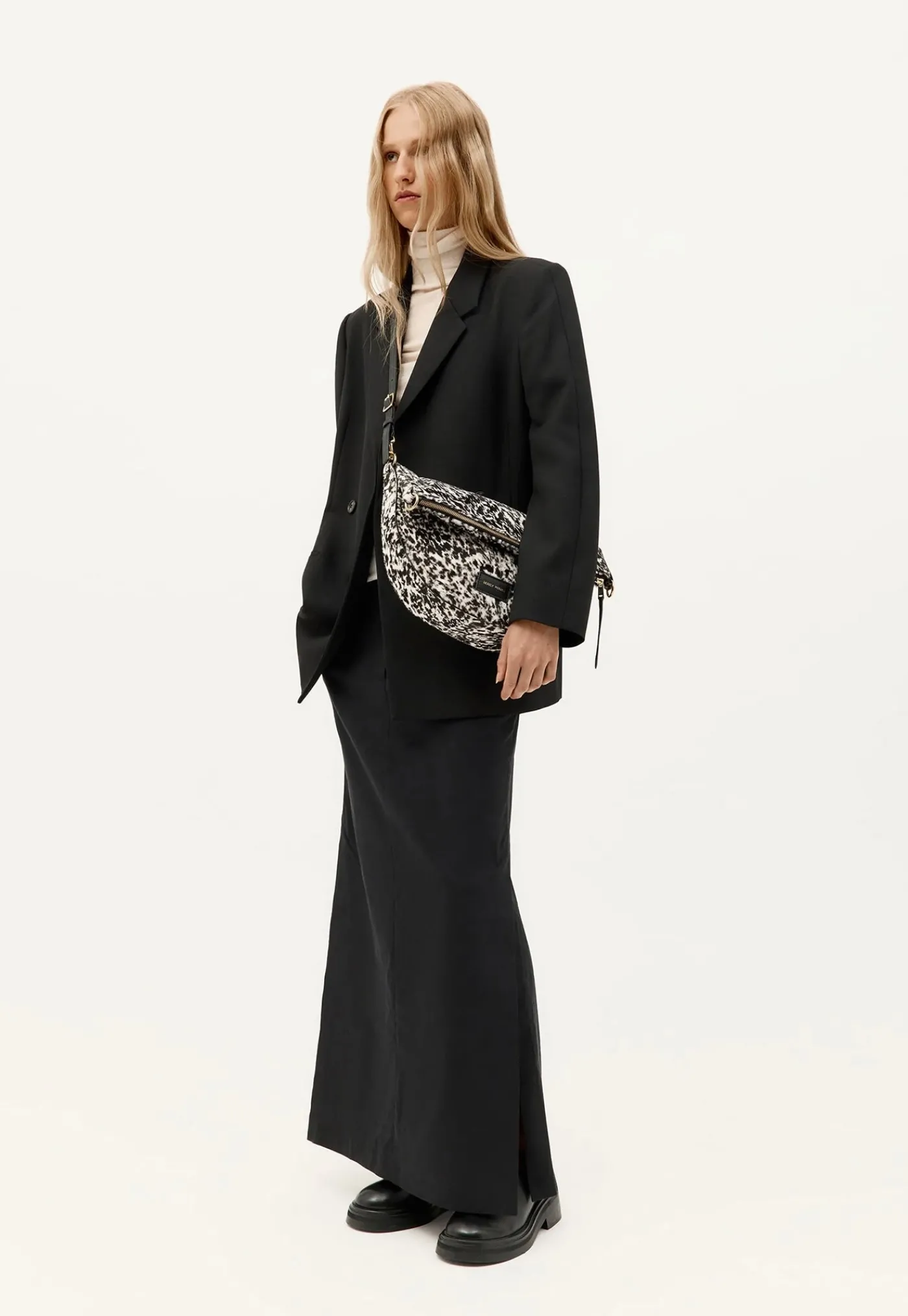 mr_leopard__graphite_calf_2.webp Clearance Mr Leopard - Graphite Calf Hair Women Bags | Bags