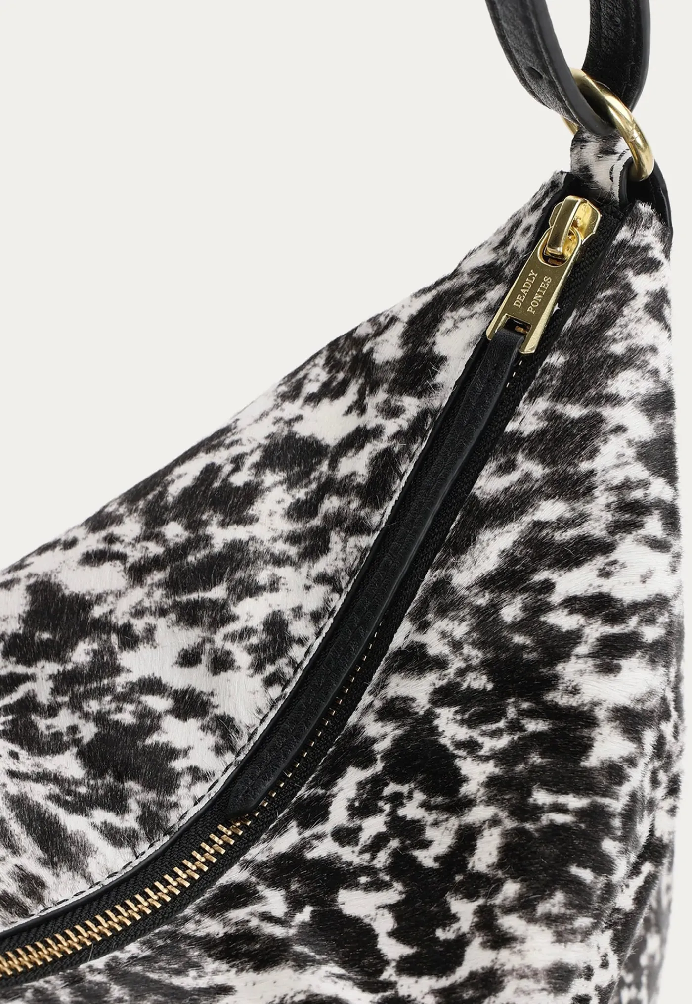 mr_leopard__graphite_calf_7.webp Clearance Mr Leopard - Graphite Calf Hair Women Bags | Bags