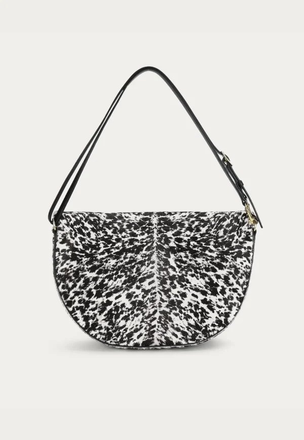 Clearance Mr Leopard - Graphite Calf Hair Women Bags | Bags