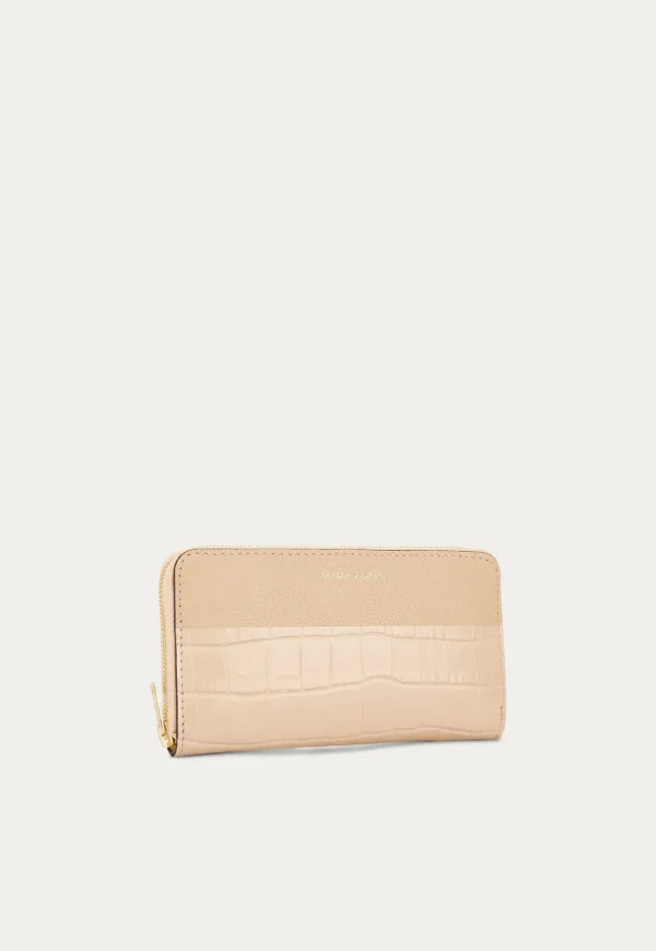 Clearance Mr Wallet Croc - Nougat Women Wallets & Card Files | Bags