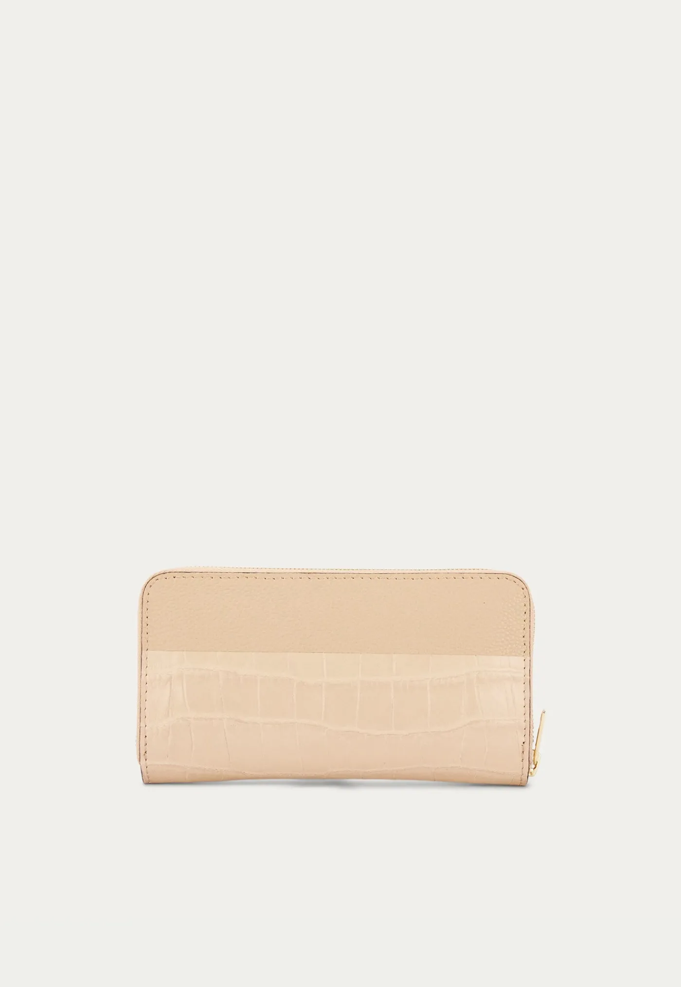 mr_wallet_croc__nougat_2.webp Clearance Mr Wallet Croc - Nougat Women Wallets & Card Files | Bags
