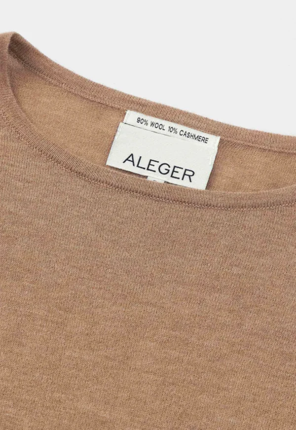 Fashion N.33 Cashmere Blend Bell Sleeve Pullover - Spice Women Knitwear