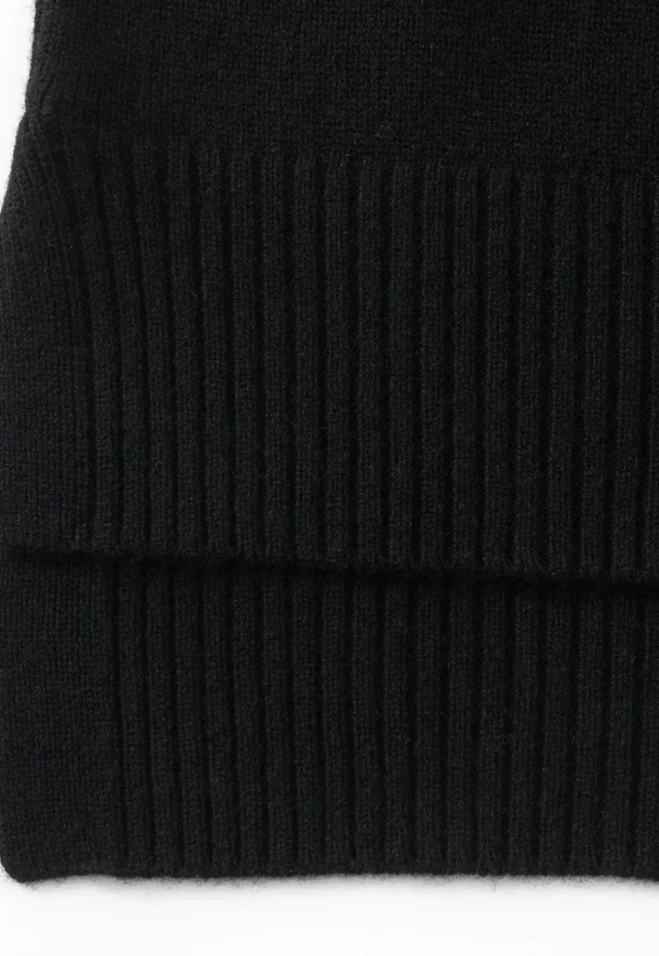 Fashion N.93 Cashmere Blend Funnel neck - Black Women Knitwear