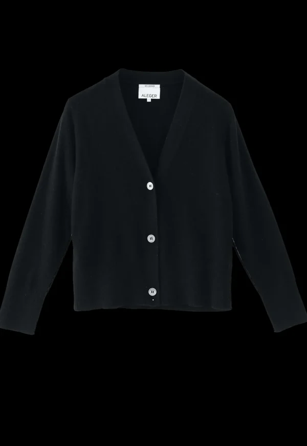 New N.09 Cashmere Cardigan - Black Women Knitwear