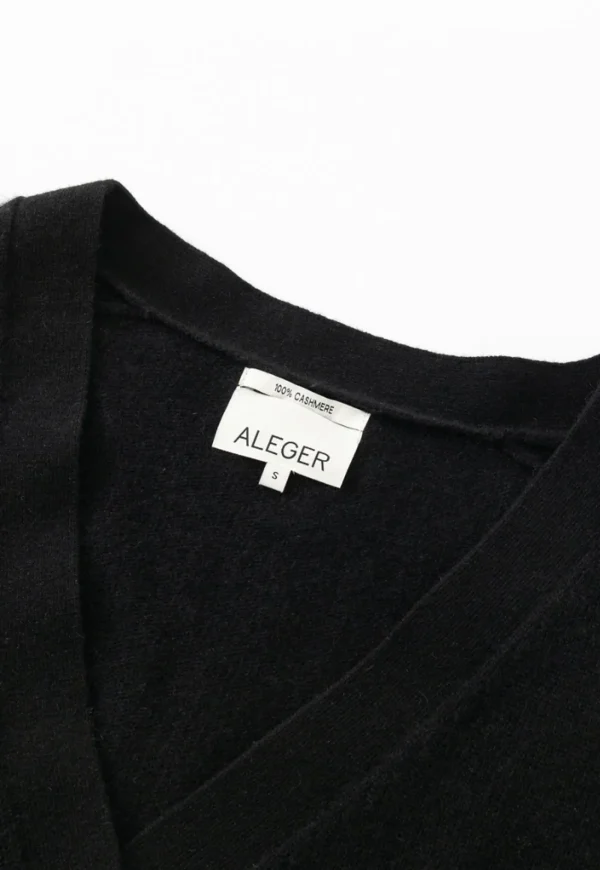 New N.09 Cashmere Cardigan - Black Women Knitwear