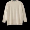 Discount N.284 Cashmere High Low Crew - Pearl Shell Women Knitwear