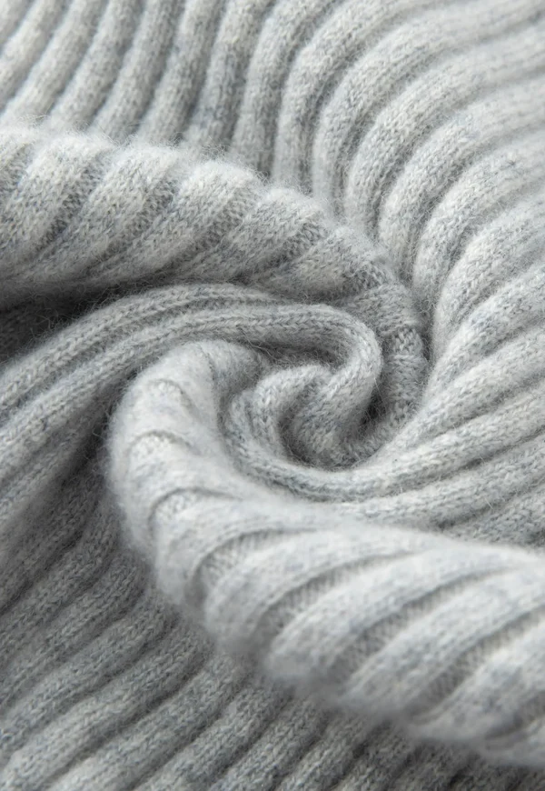 Clearance N.48 Cashmere Short Sleeve Tee - Polar Grey Women Tops & Tees | Knitwear
