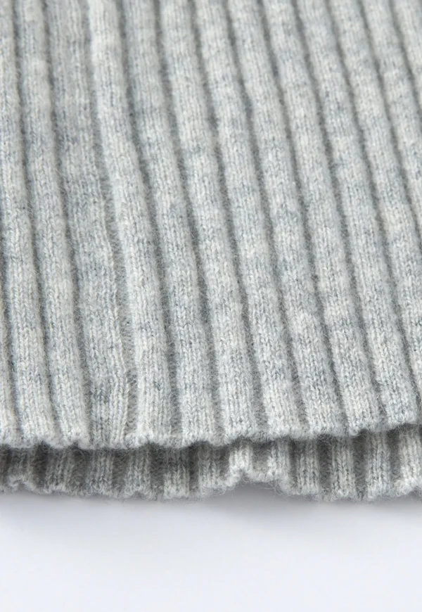 Clearance N.48 Cashmere Short Sleeve Tee - Polar Grey Women Tops & Tees | Knitwear