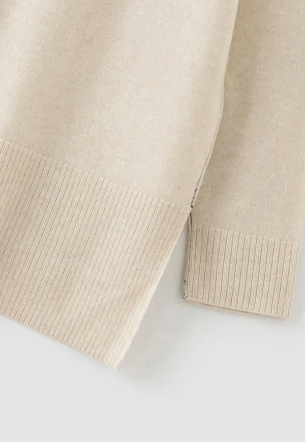 Fashion N.168 Long Cashmere Blend Cardigan - Shell Women Knitwear