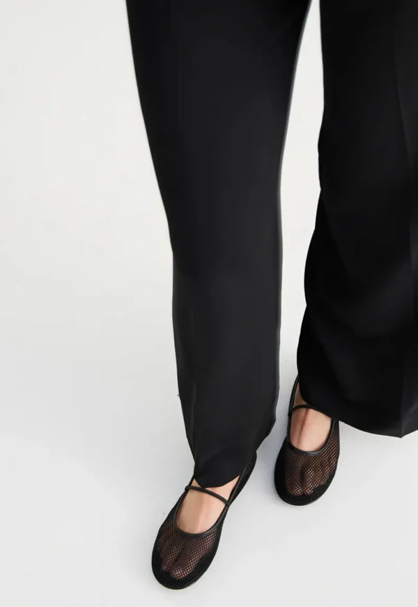 Fashion Net Ballet Flat - Black Women Footwear | Flats