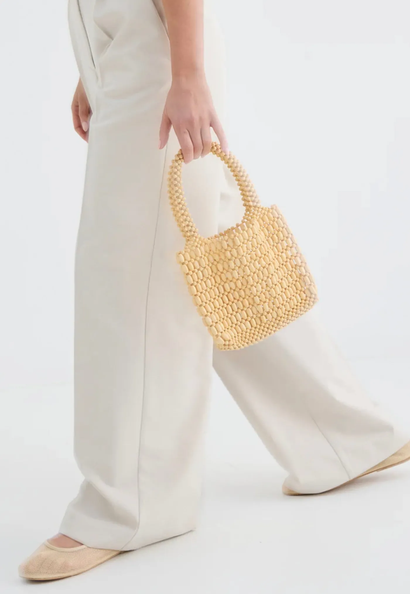 net_ballet_flat__cream_6.webp Sale Net Ballet Flat - Cream Women Footwear | Flats