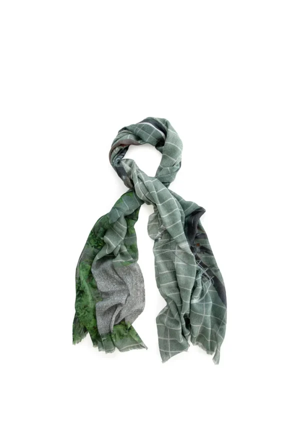 Outlet Nippori Wheels - Skinny Wool Scarf Women Scarves | Scarves