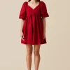 New Noni Mini Dress - Garnet Women Dresses