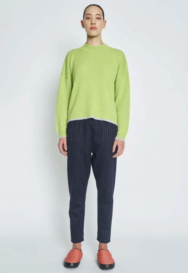 Best Ollie Jumper - Lime Women Knitwear