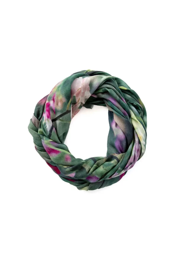 Best Orchid Jungle Oversized Wool Scarf Women Scarves | Scarves