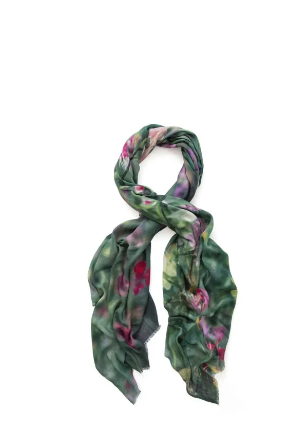 Best Orchid Jungle Oversized Wool Scarf Women Scarves | Scarves