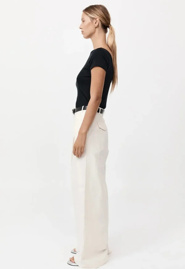 Hot Organic Cotton Ballet Top - Jet Black Women Tops & Tees