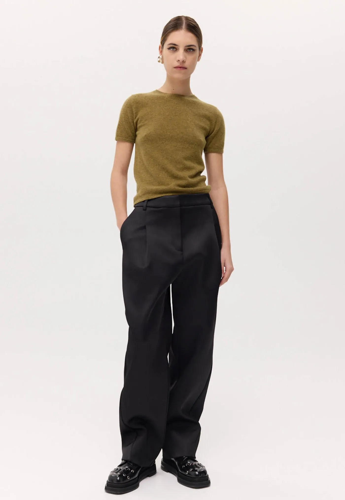 osa_tee__pickle_0.webp New Osa Tee - Pickle Women Tops & Tees | Knitwear