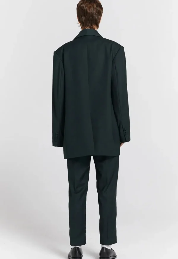 Sale Oversized Dinner Jacket - Dark Green Women Blazers & Jackets