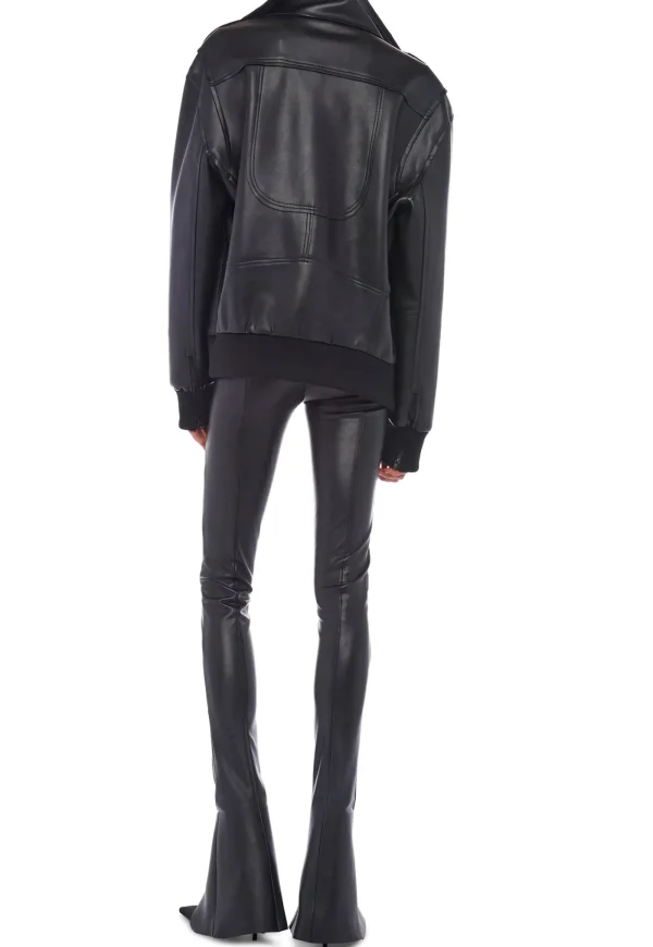 Sale Oversized Moto Jacket - Black Women Blazers & Jackets