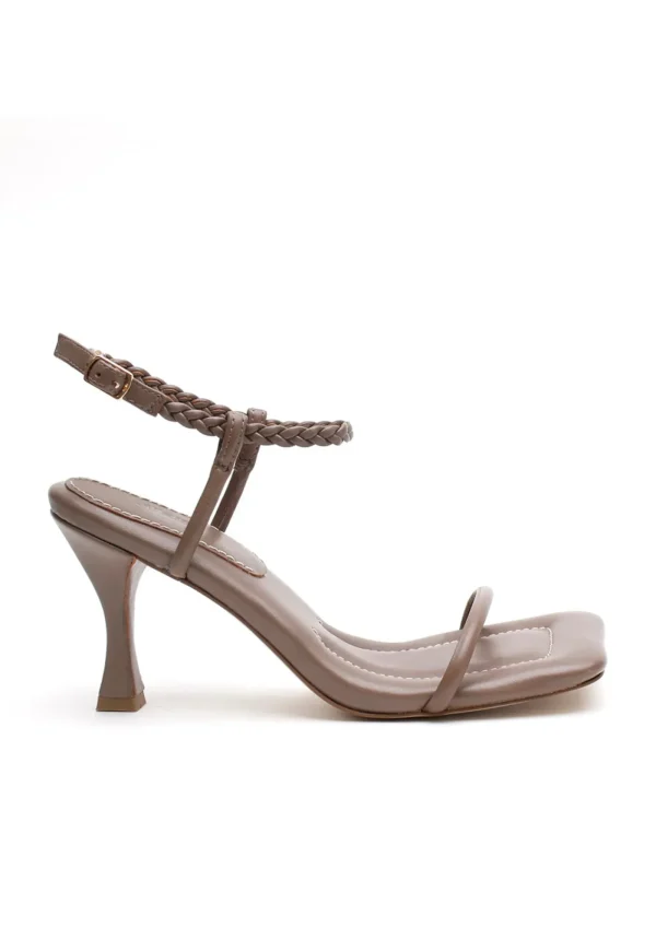 Sale Padded Heel - Mushroom Women Footwear | Heels