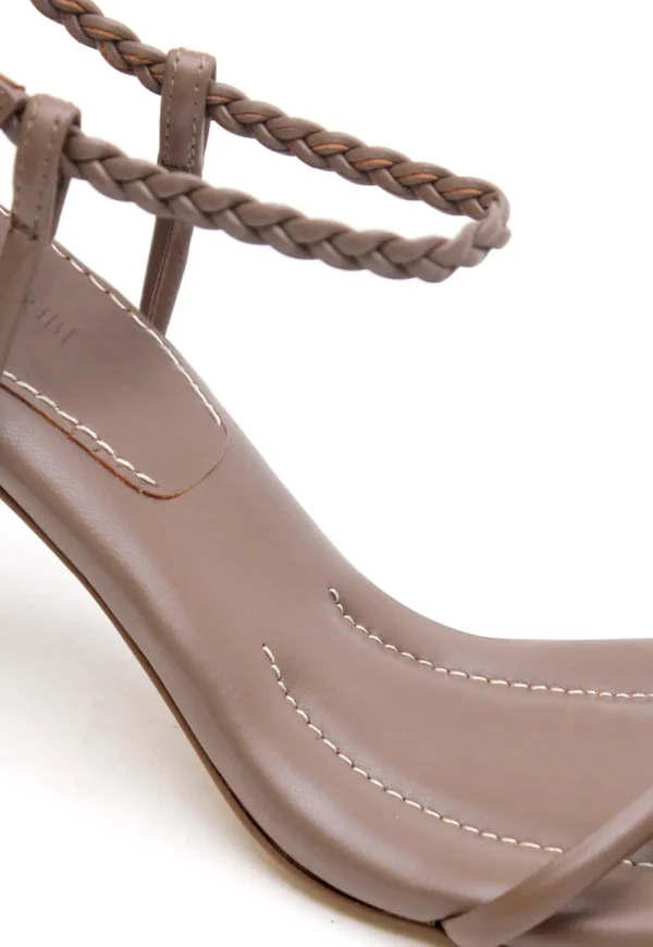 Sale Padded Heel - Mushroom Women Footwear | Heels