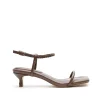 Hot Padded Kitten Heel - Walnut Women Heels | Footwear