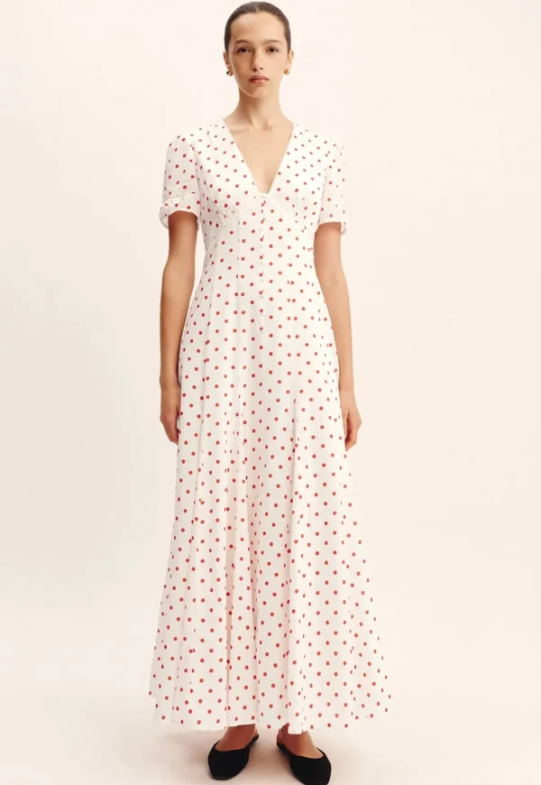 Sale Paloma Dress - Petite Polka Dot Women Dresses