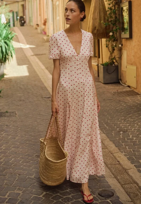 Sale Paloma Dress - Petite Polka Dot Women Dresses