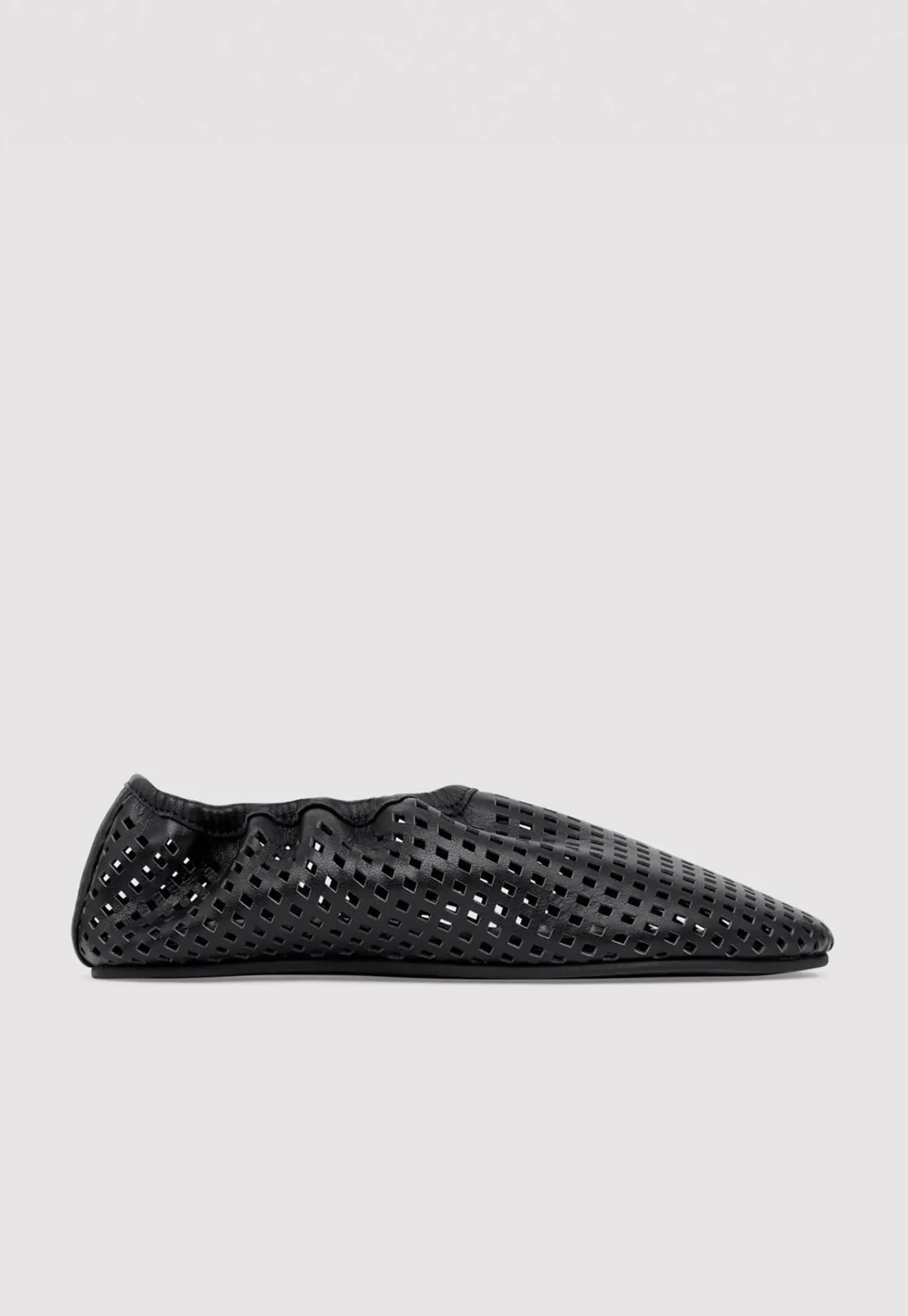 perforated_ballet_flat__b_0.webp Outlet Perforated Ballet Flat - Black Women Footwear | Flats