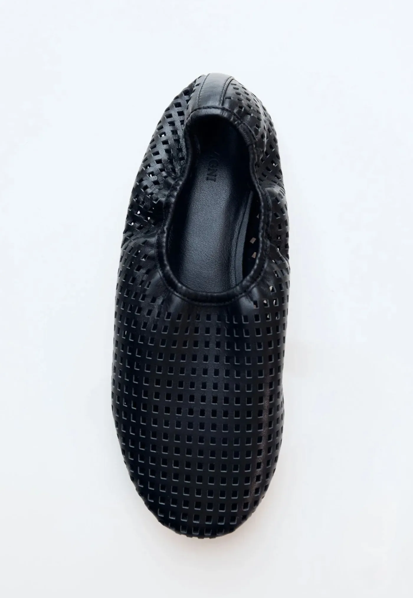 perforated_ballet_flat__b_4.webp Outlet Perforated Ballet Flat - Black Women Footwear | Flats