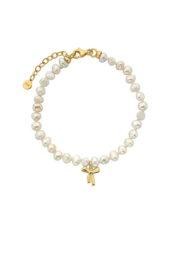 Hot Petite Bow w/ Pearls Bracelet Women Jewellery | Jewellery