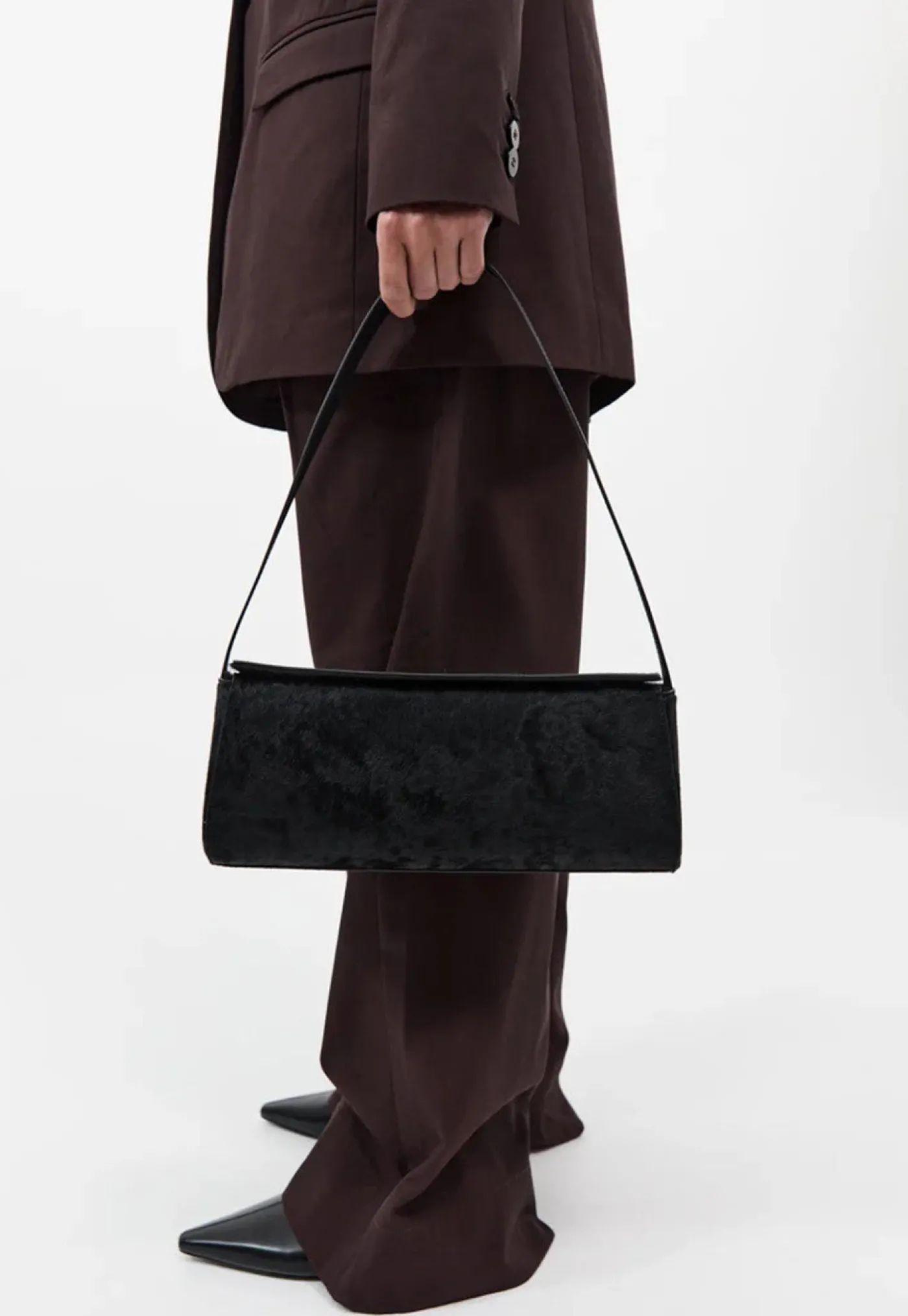 pony_hair_baguette_bag__b_1.webp Hot Pony Hair Baguette Bag - Black Women Bags | Bags
