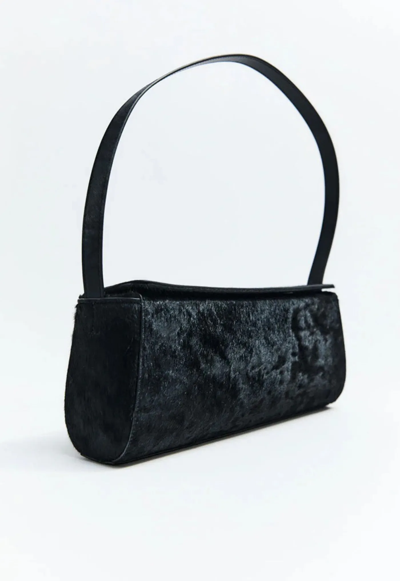 pony_hair_baguette_bag__b_5.webp Hot Pony Hair Baguette Bag - Black Women Bags | Bags