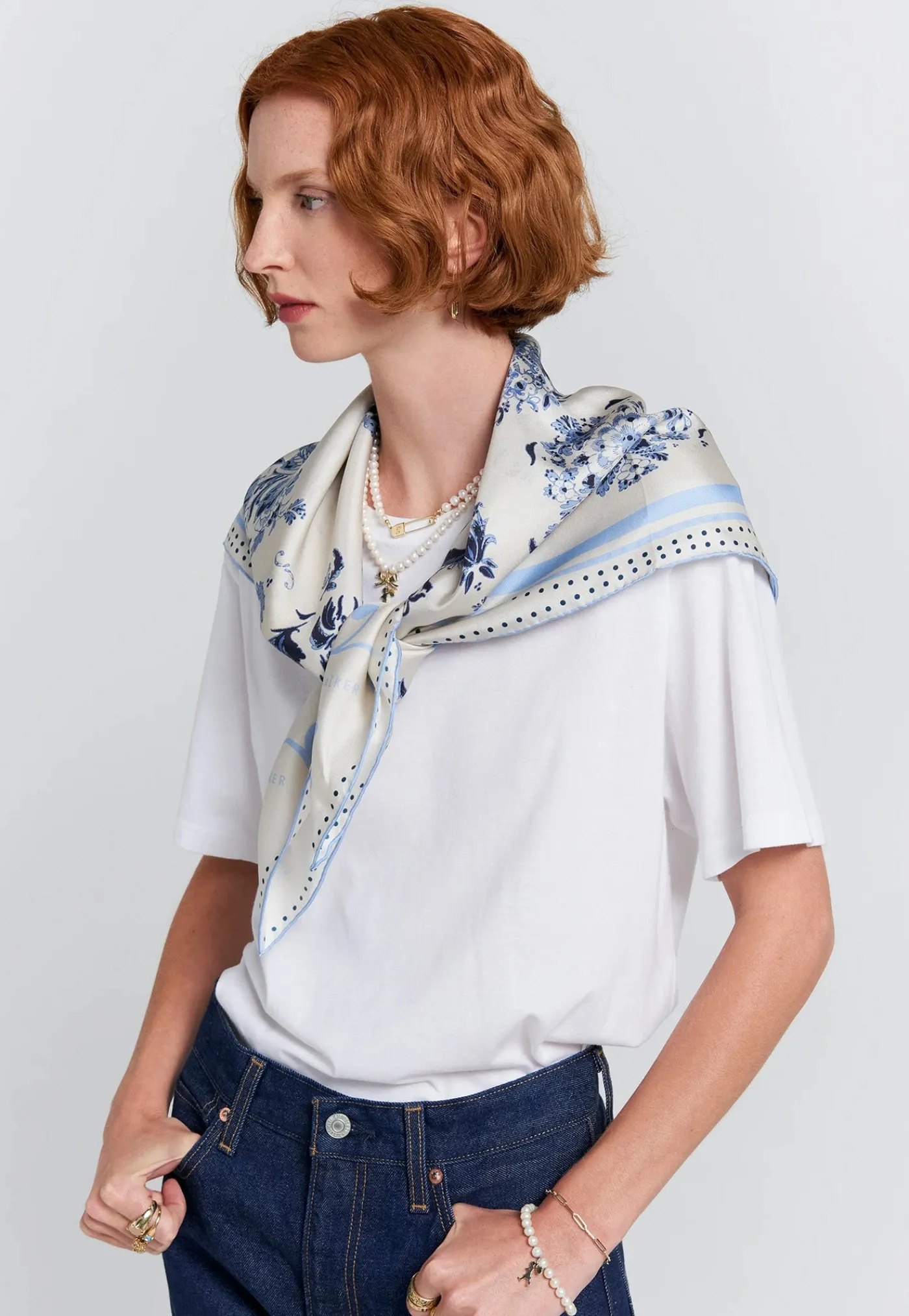 porcelain_plate_classic_s_0-1.webp Best Porcelain Plate Classic Silk Scarf - Natural/Blue Women Scarves | Scarves