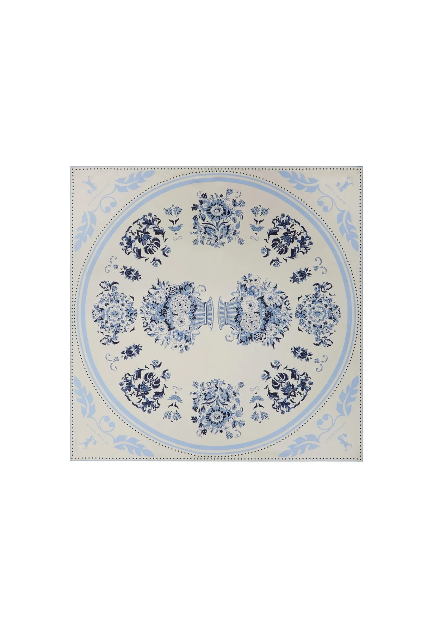 porcelain_plate_classic_s_3-1.webp Best Porcelain Plate Classic Silk Scarf - Natural/Blue Women Scarves | Scarves
