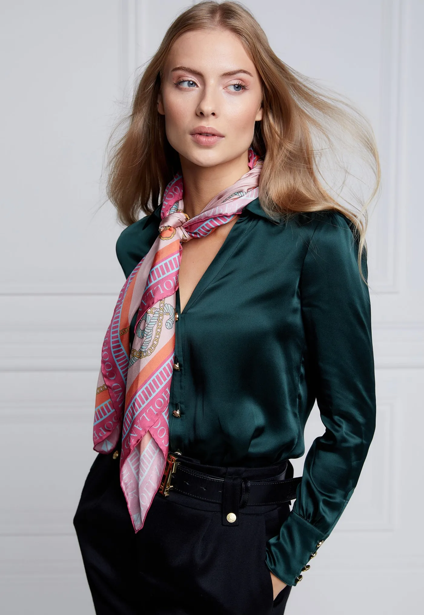 regal_horse_silk_scarf__c_1-1.webp Hot Regal Horse Silk Scarf - Coral Women Scarves | Scarves