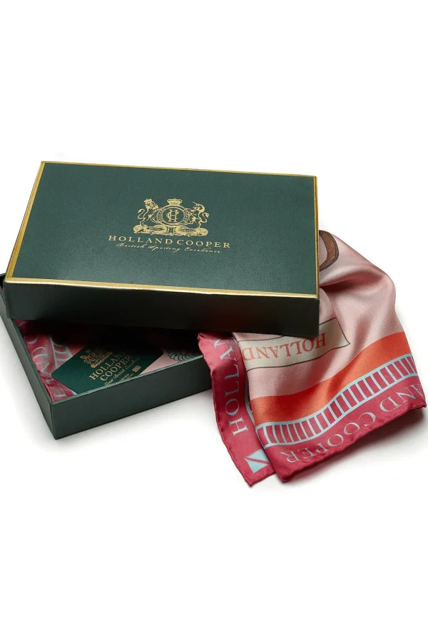 Hot Regal Horse Silk Scarf - Coral Women Scarves | Scarves