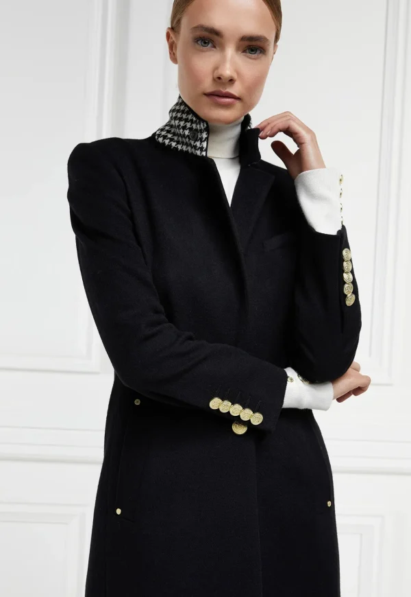 Discount Regency Coat Full Length - Soft Black Women Coats