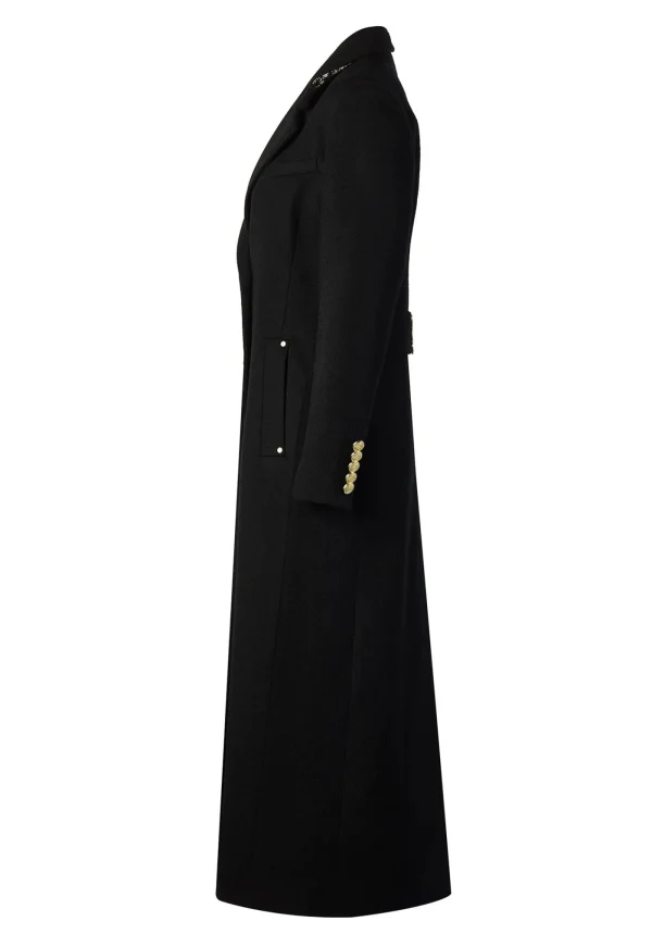 Discount Regency Coat Full Length - Soft Black Women Coats