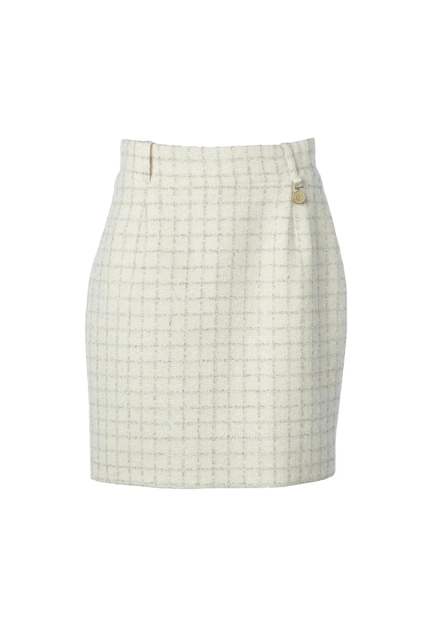 regency_skirt__ivory_spar_5.webp Outlet Regency Skirt - Ivory Sparkle Tweed Women Skirts
