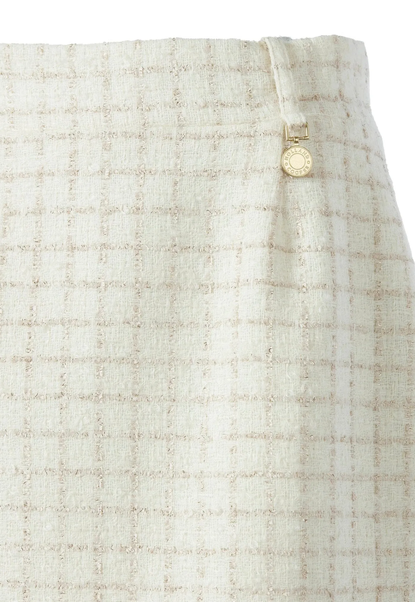 regency_skirt__ivory_spar_7.webp Outlet Regency Skirt - Ivory Sparkle Tweed Women Skirts
