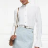 Fashion Regency Skirt - Sky Blue Boucle Women Skirts
